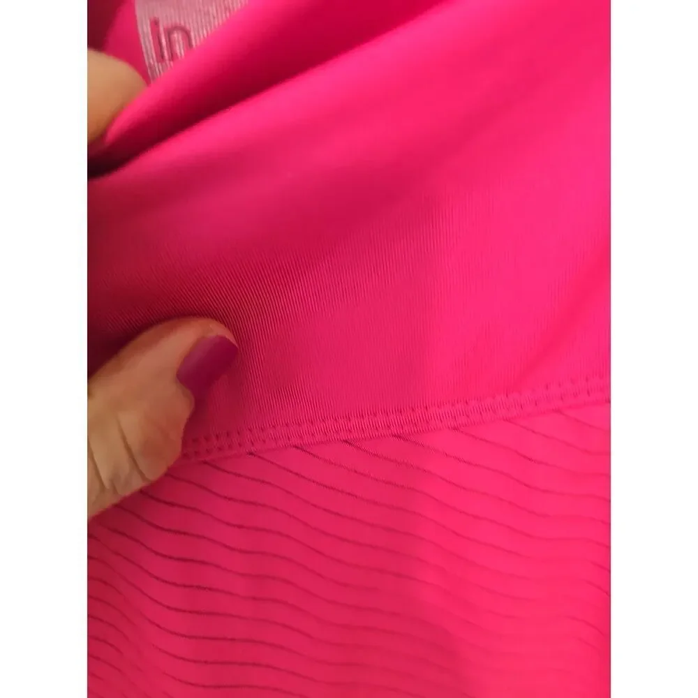 Lucky in‎ Love Sz M Santa Fe Glow Long Pleated Tier Skirt Pinkberry